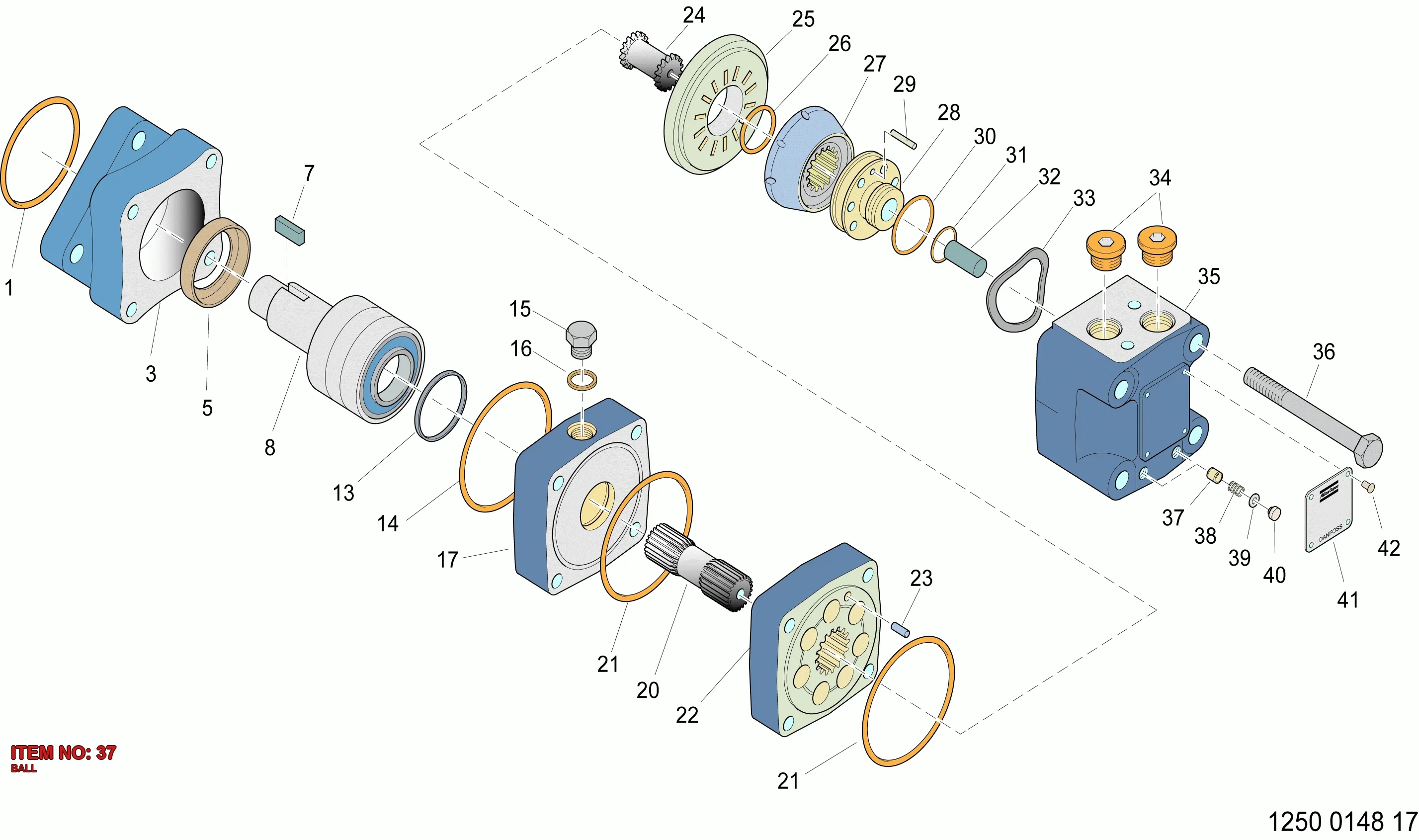 3115 1010 23 BALL - Technical Drawing