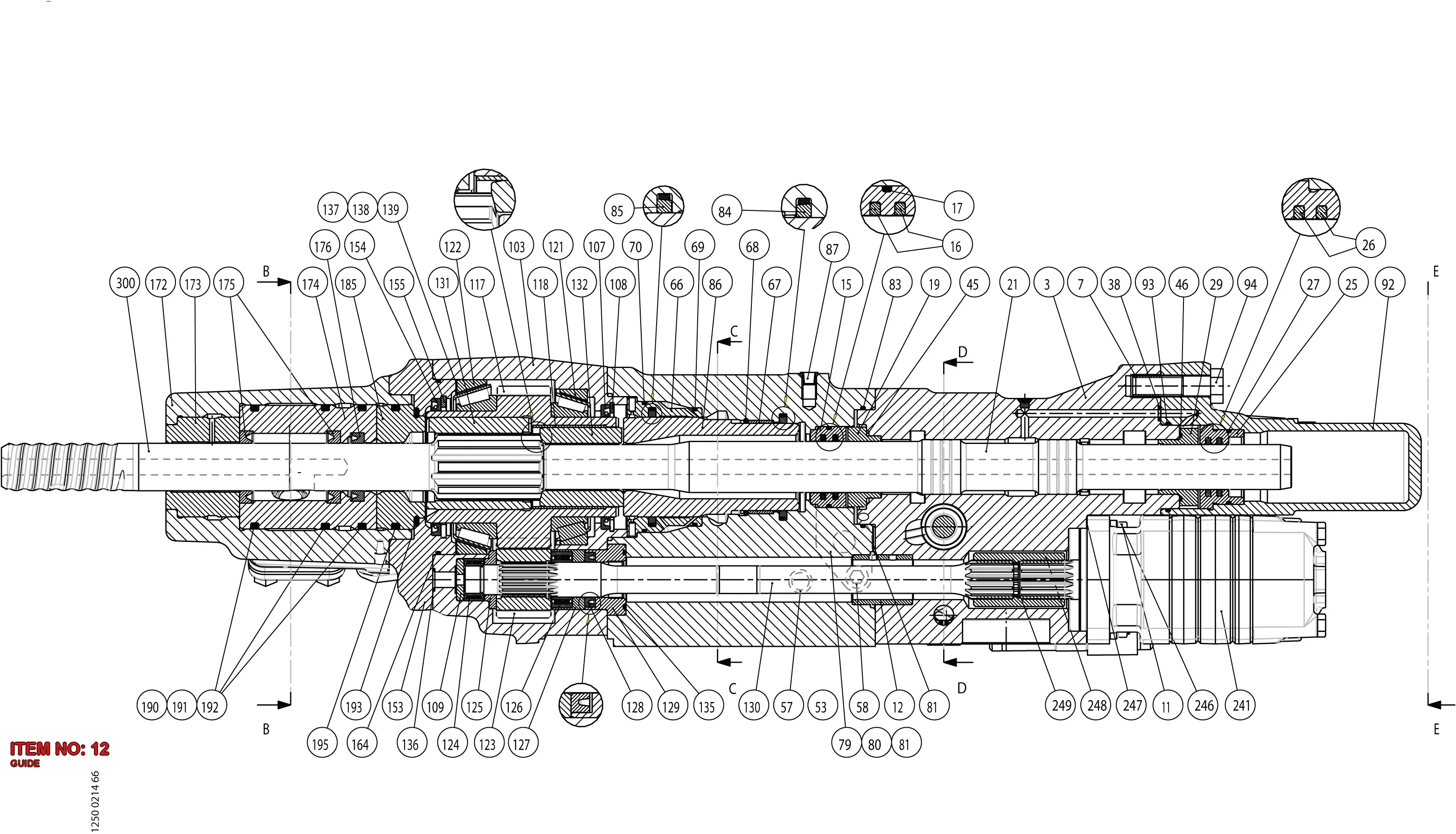 3115 2112 00 – GUIDE - Technical Drawing
