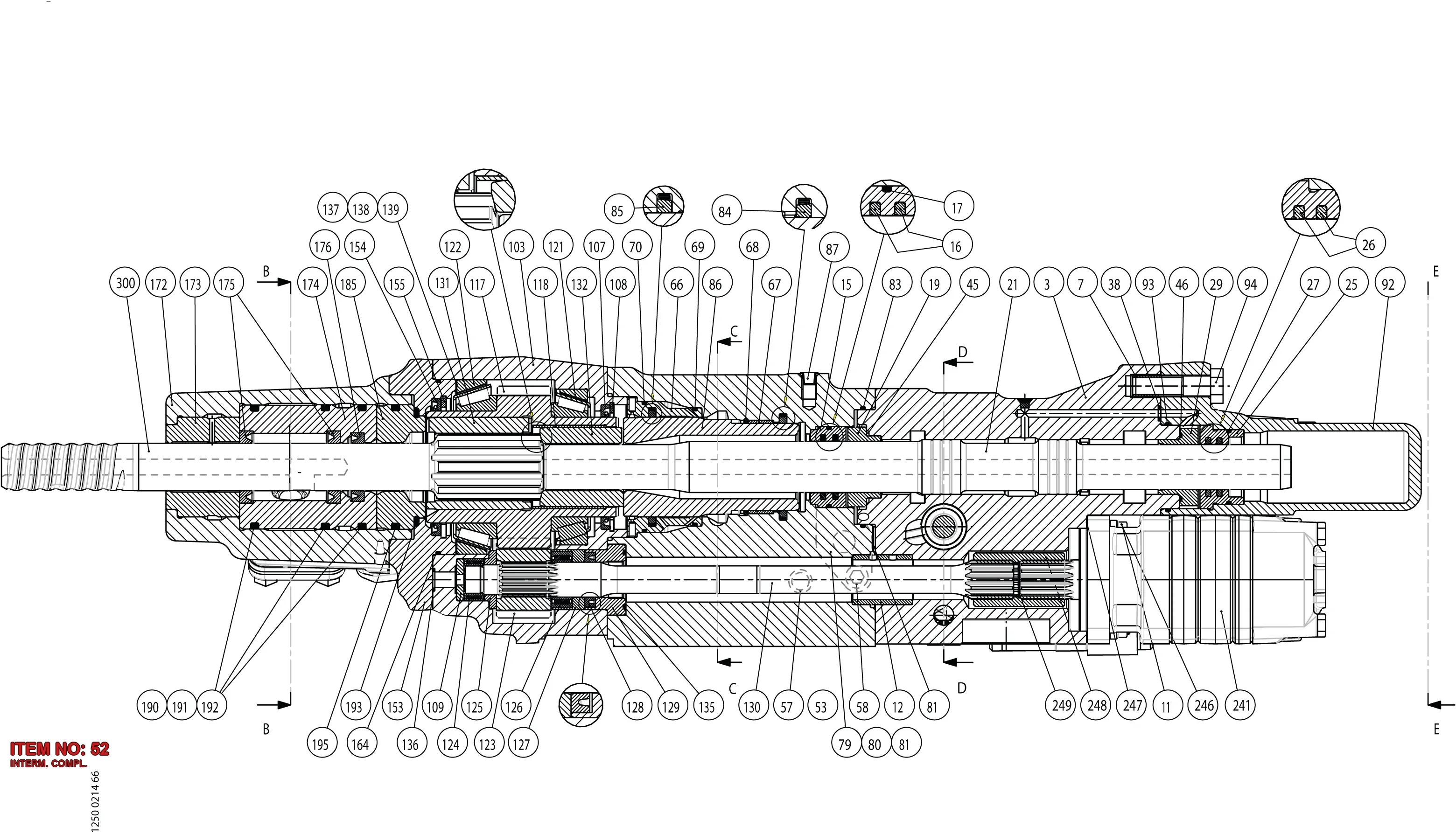 3115 2583 81 INTERM. COMPL. - Technical Drawing