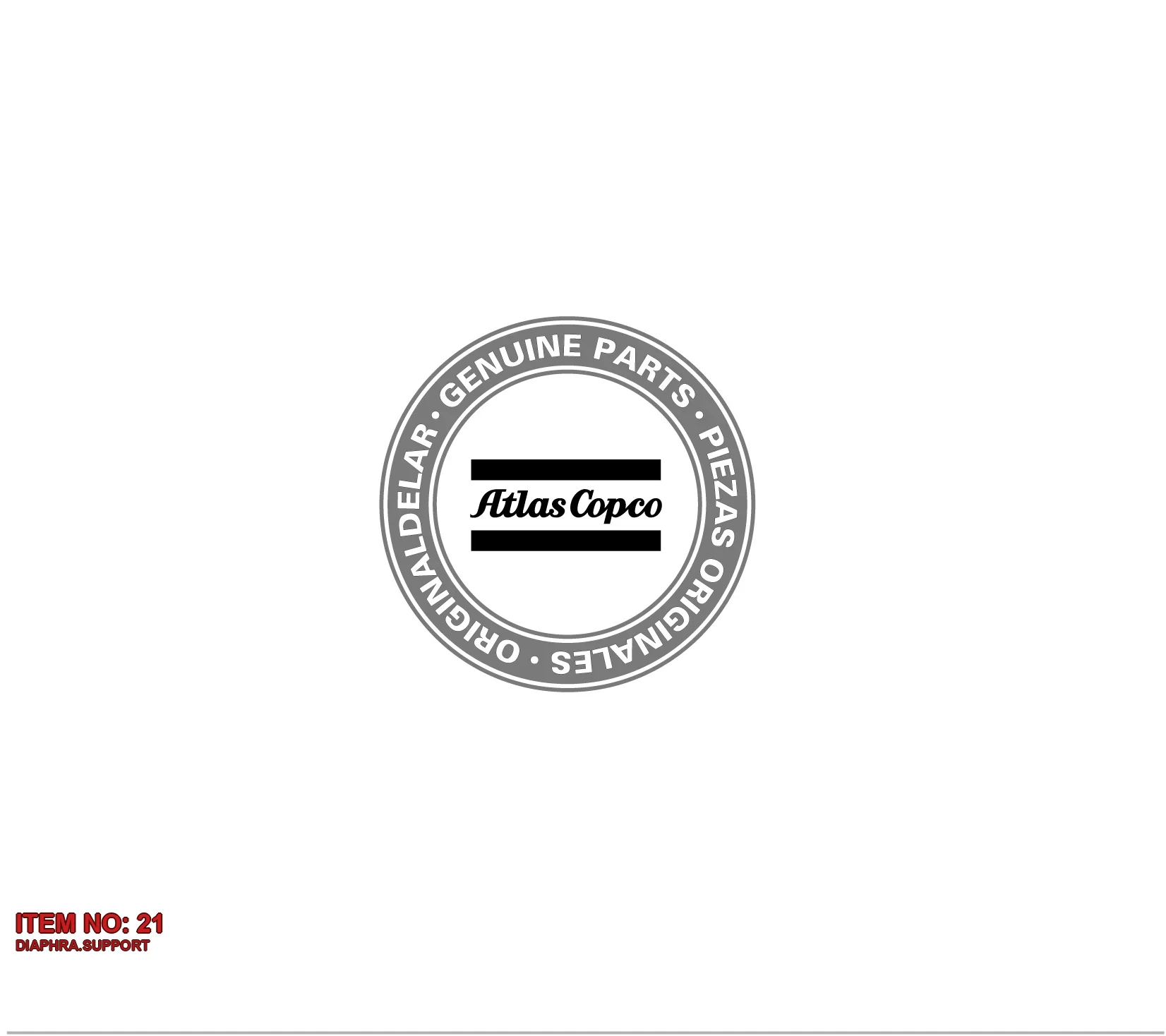 3115 2901 00 DIAPHRAGM SUPPORT - Technical Drawing