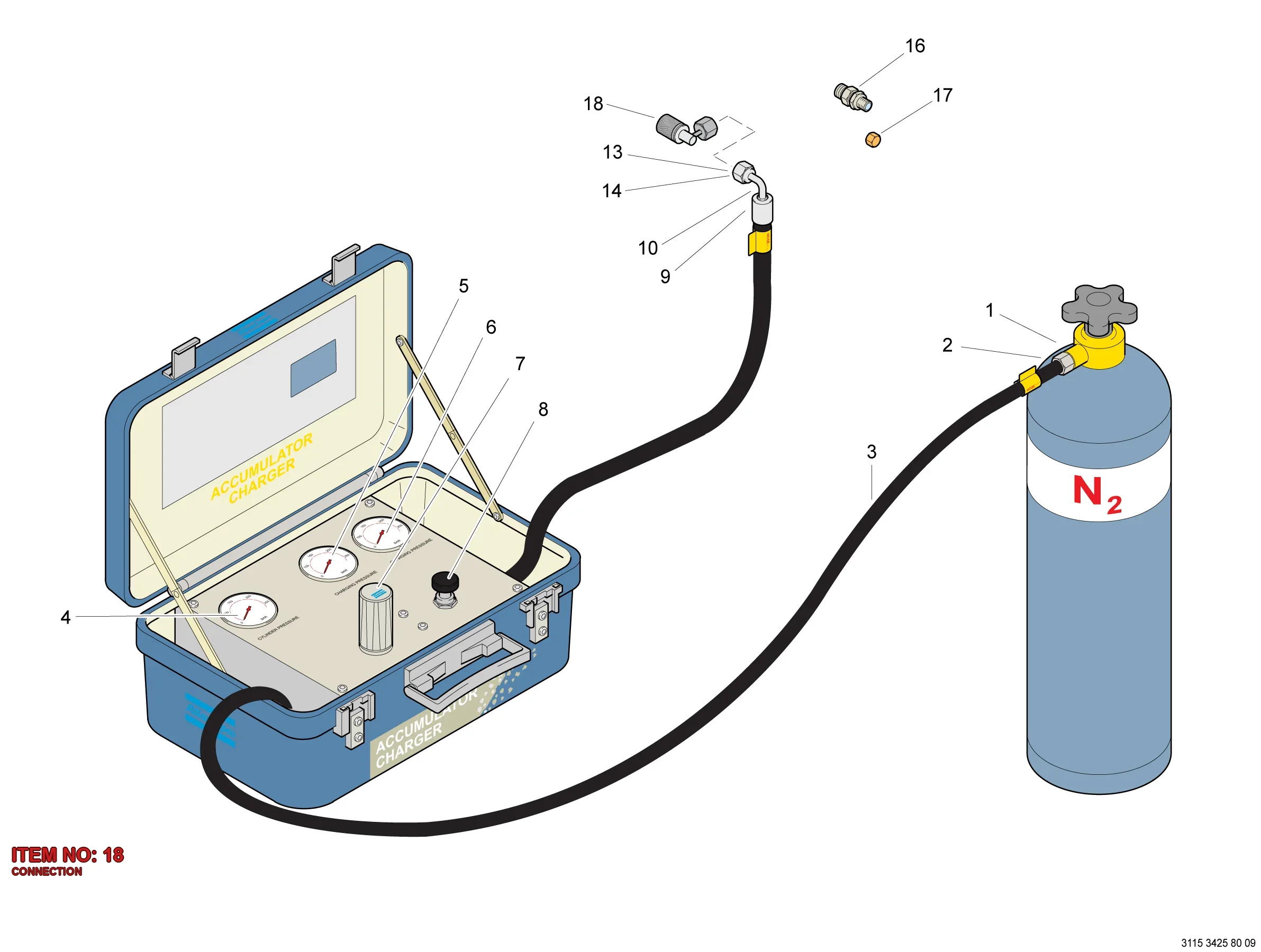 3115 5748 00 CONNECTION - Technical Drawing