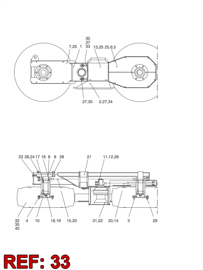 31201098 312 010 98 HYDR.MOTOR COVER RIGHT - Sandvik Technical Drawing