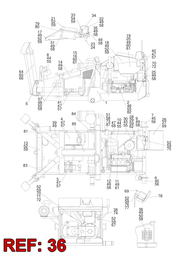 31232518 312 325 18 VALVE ASSY BOOM - Sandvik Technical Drawing