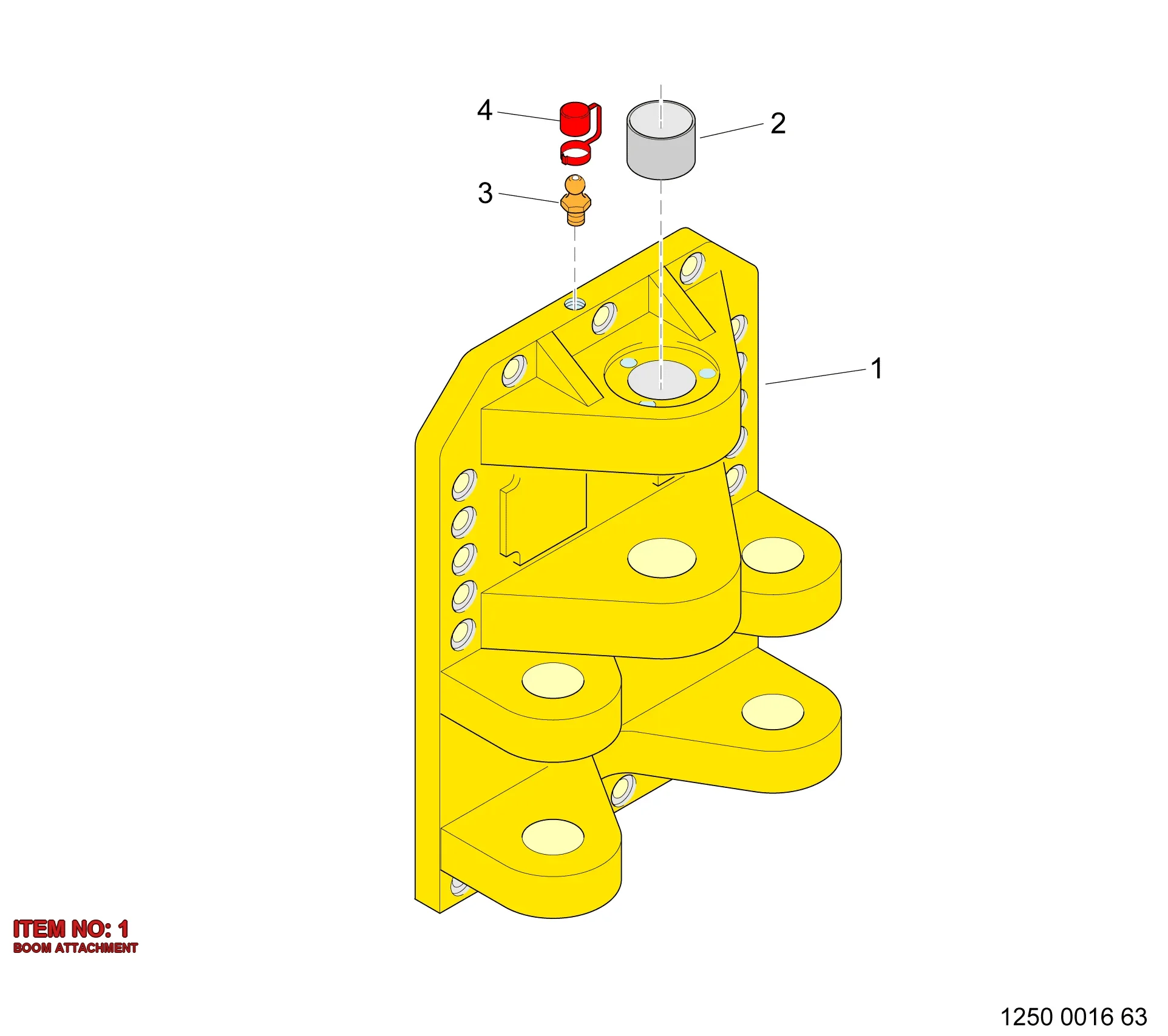 3125 3062 10 BOOM ATTACHMENT - Technical Drawing