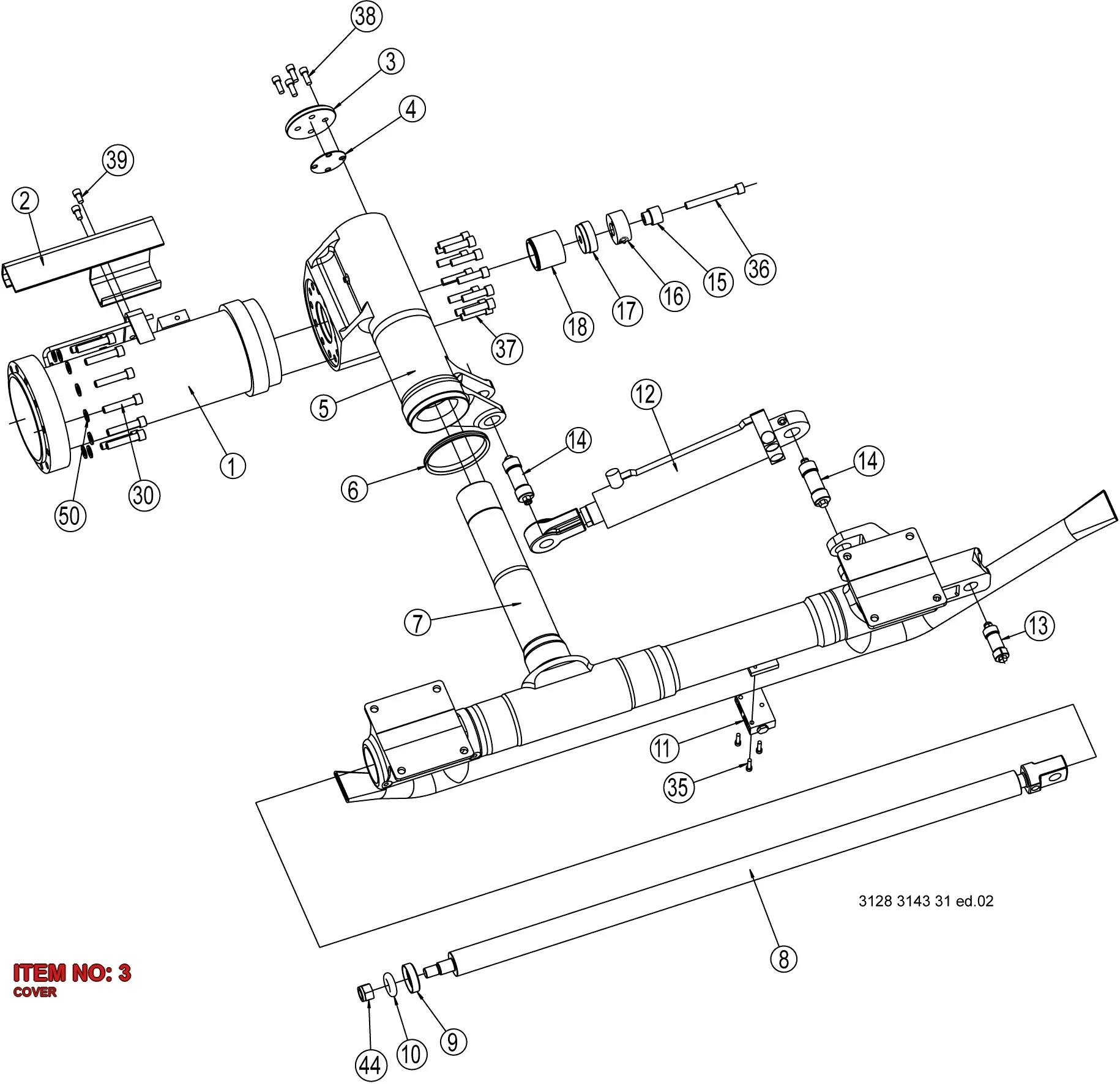 3125 4941 00 COVER - Technical Drawing