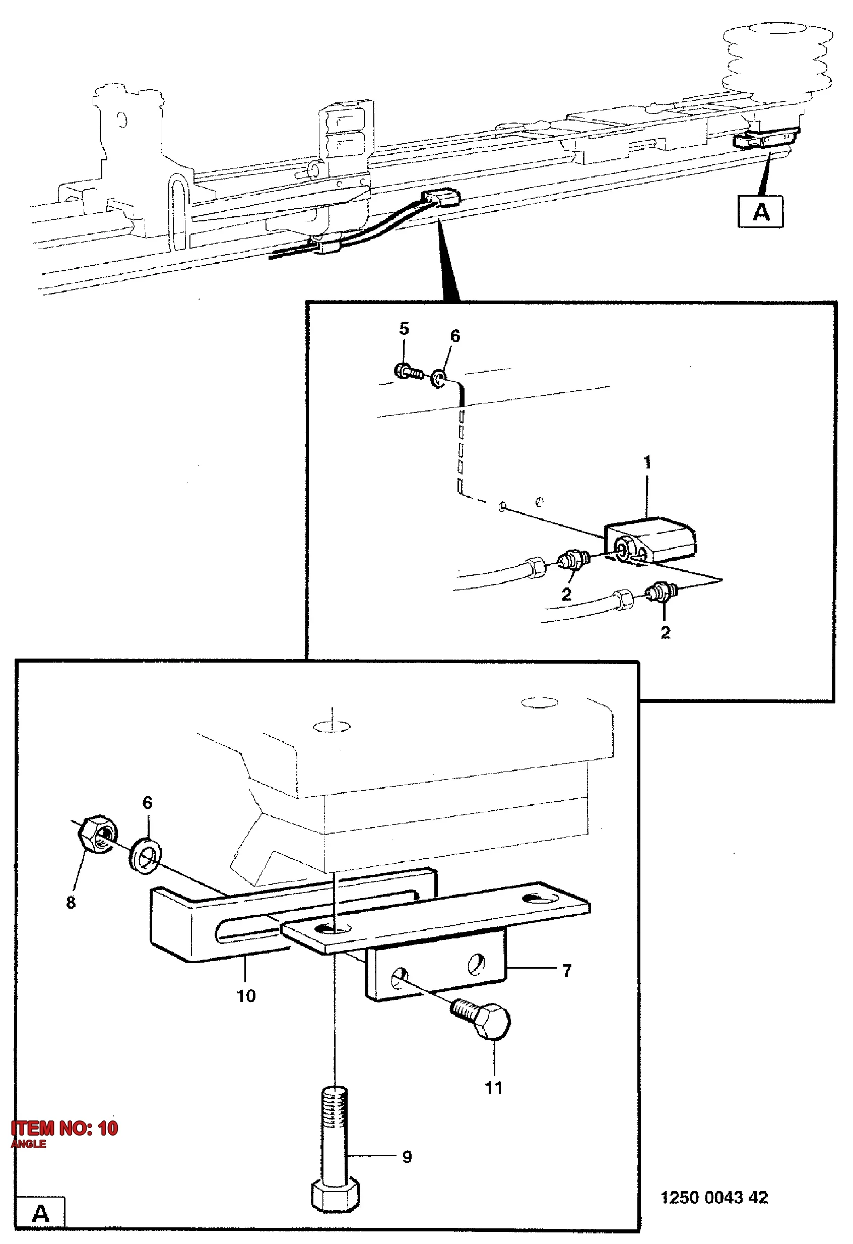 3128 0711 00 ANGLE - Technical Drawing