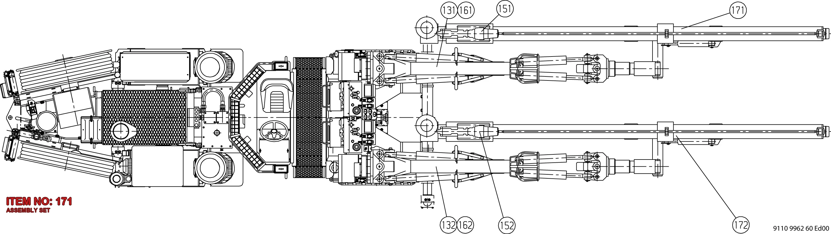 3128 0940 32 ASSEMBLY SET - Technical Drawing