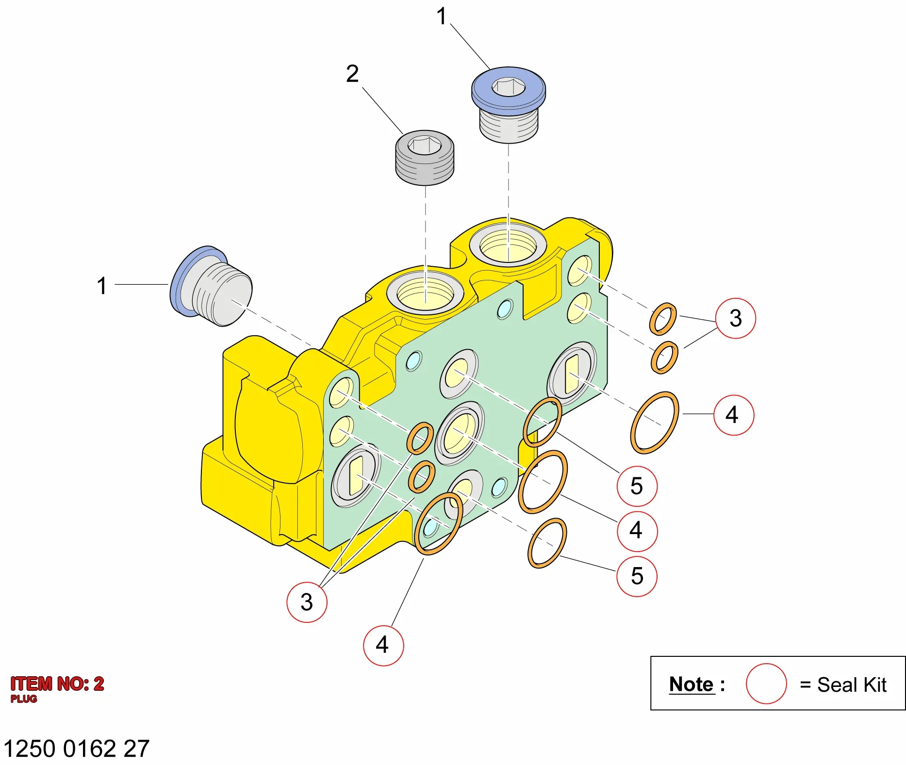 3128 2090 76 PLUG - Technical Drawing