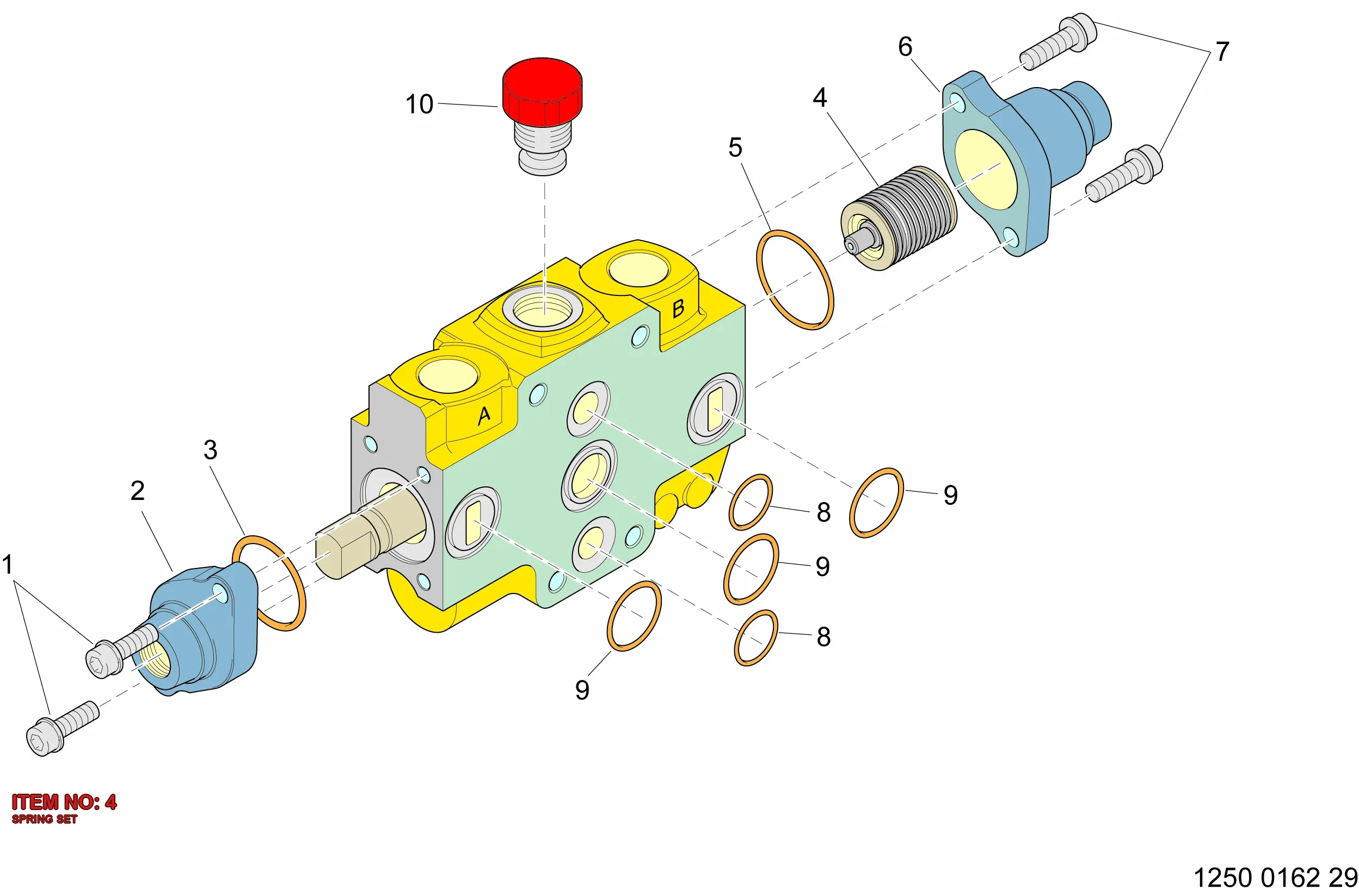 3128 2091 08 SPRING SET - Technical Drawing