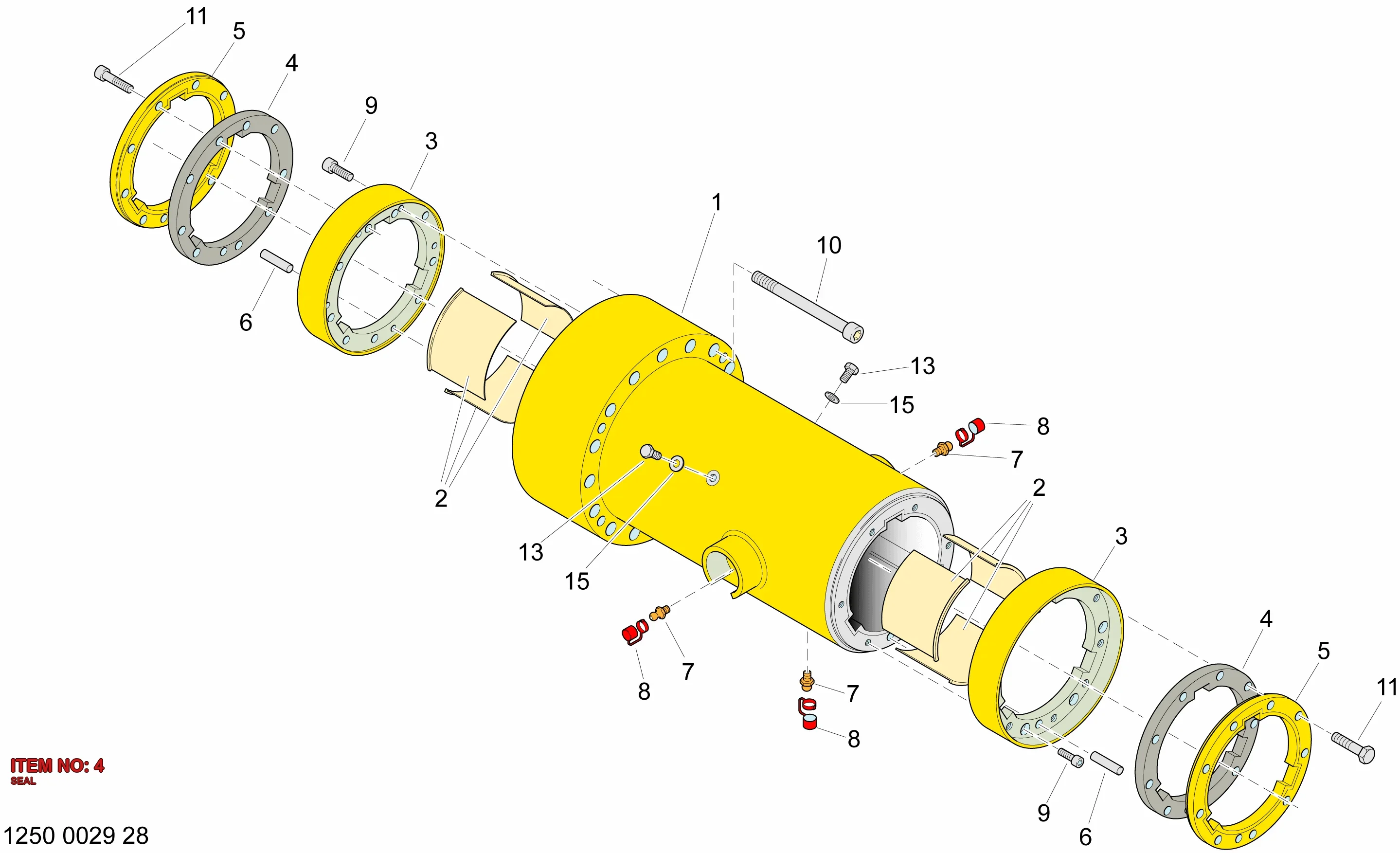 3128 2093 01 SEAL - Technical Drawing