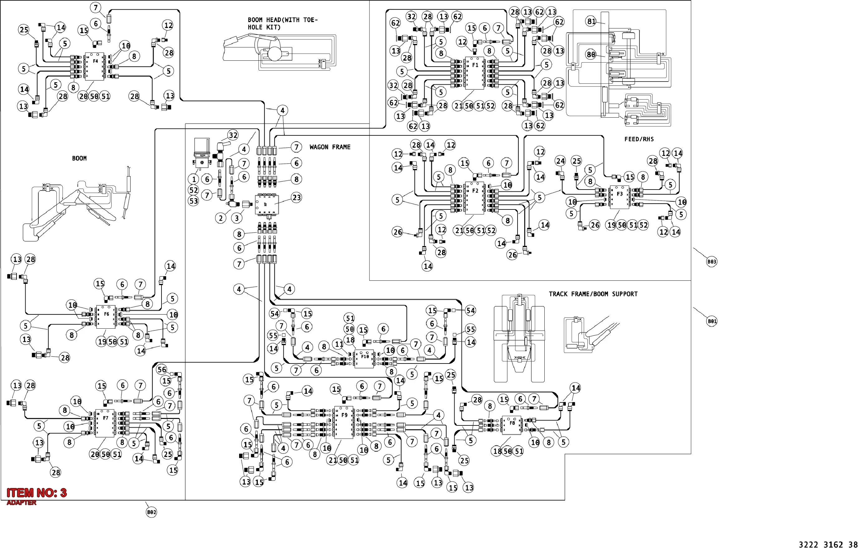 3128 2538 11 ADAPTER - Technical Drawing
