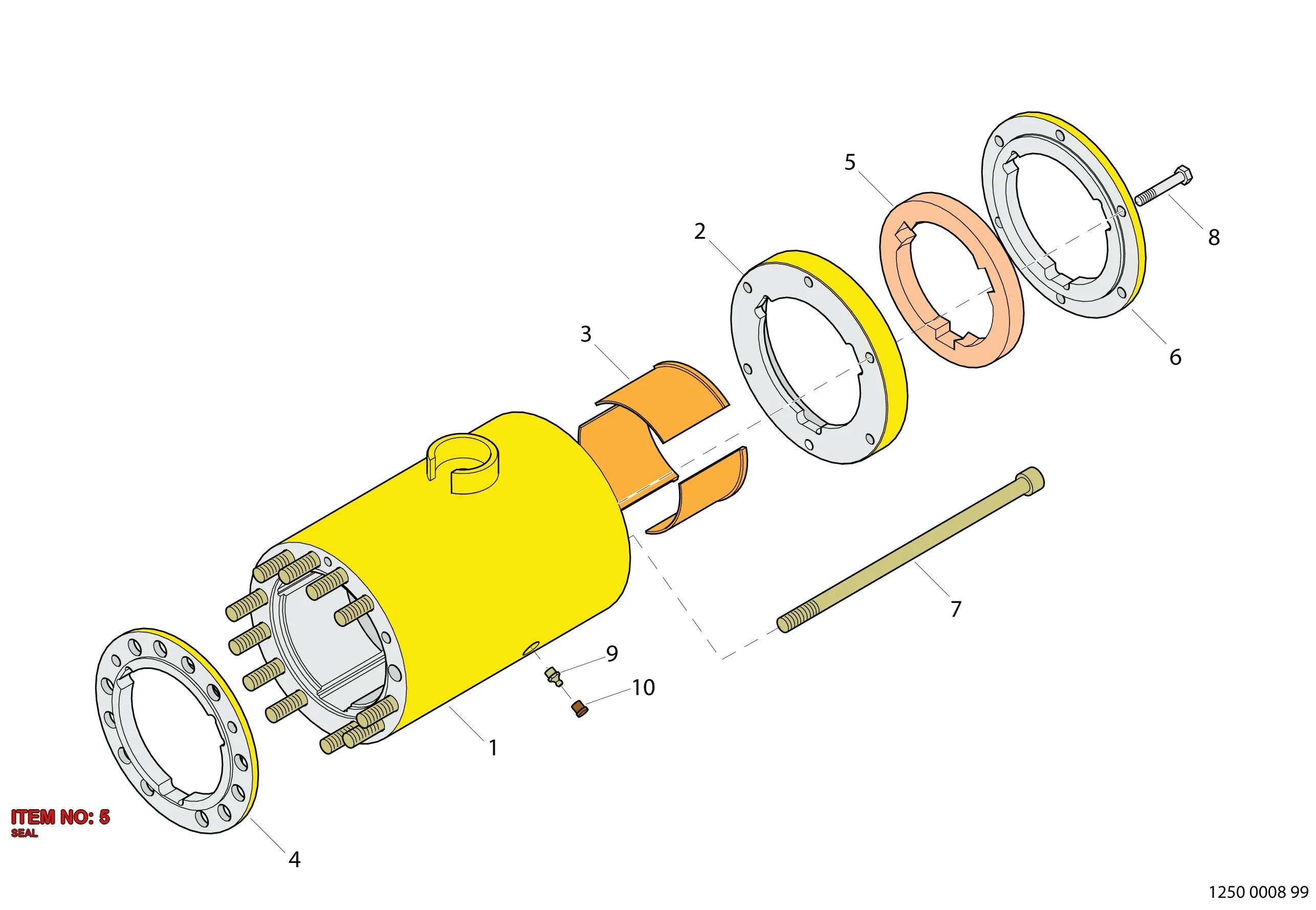 3128 3012 39 SEAL - Technical Drawing