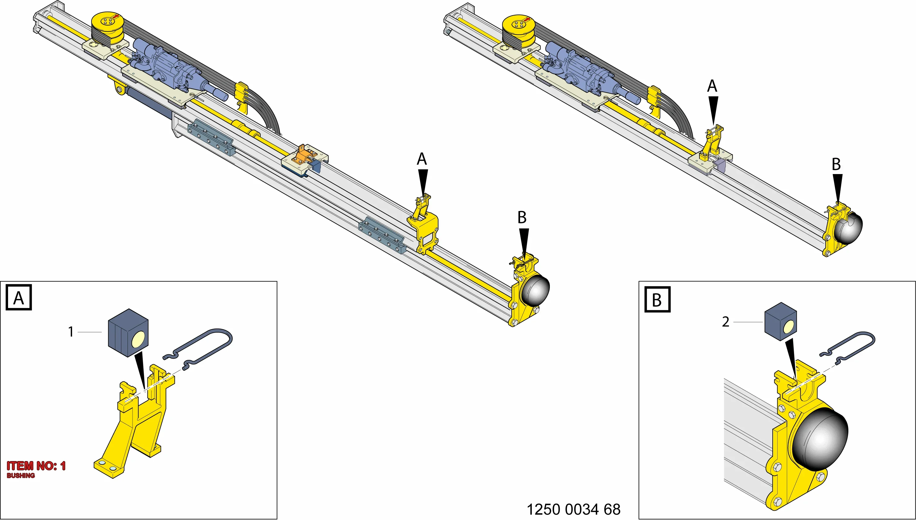 3128 3025 57 BUSHING - Technical Drawing