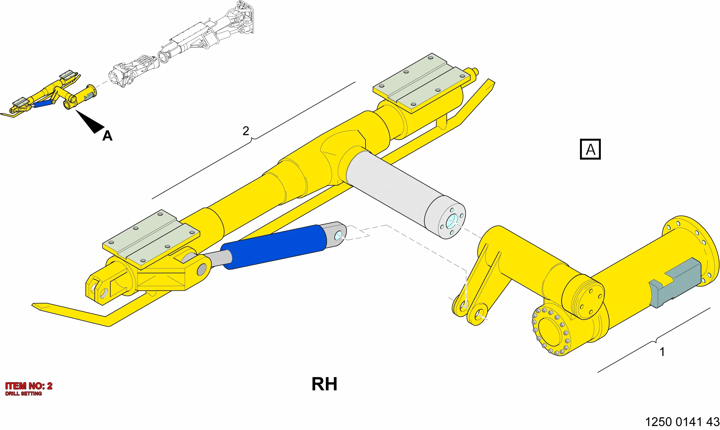 3128 3070 08 DRILL SETTING - Technical Drawing