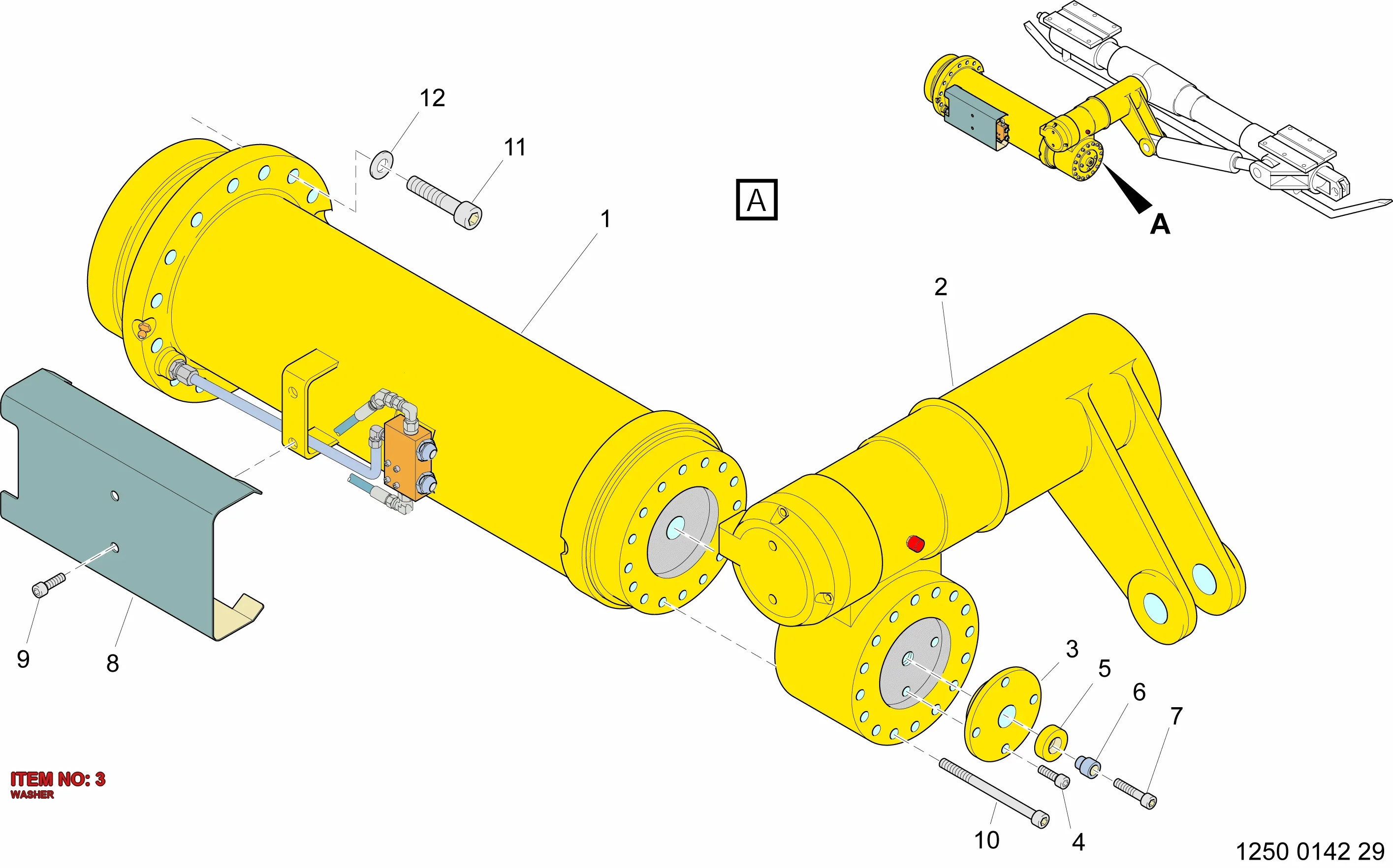 3128 3098 40 WASHER - Technical Drawing