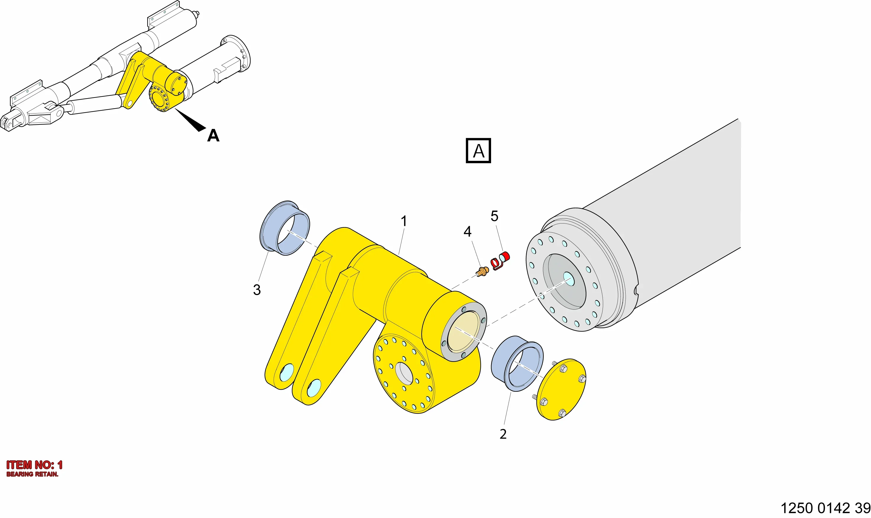 3128 3106 31 BEARING RETAIN. - Technical Drawing
