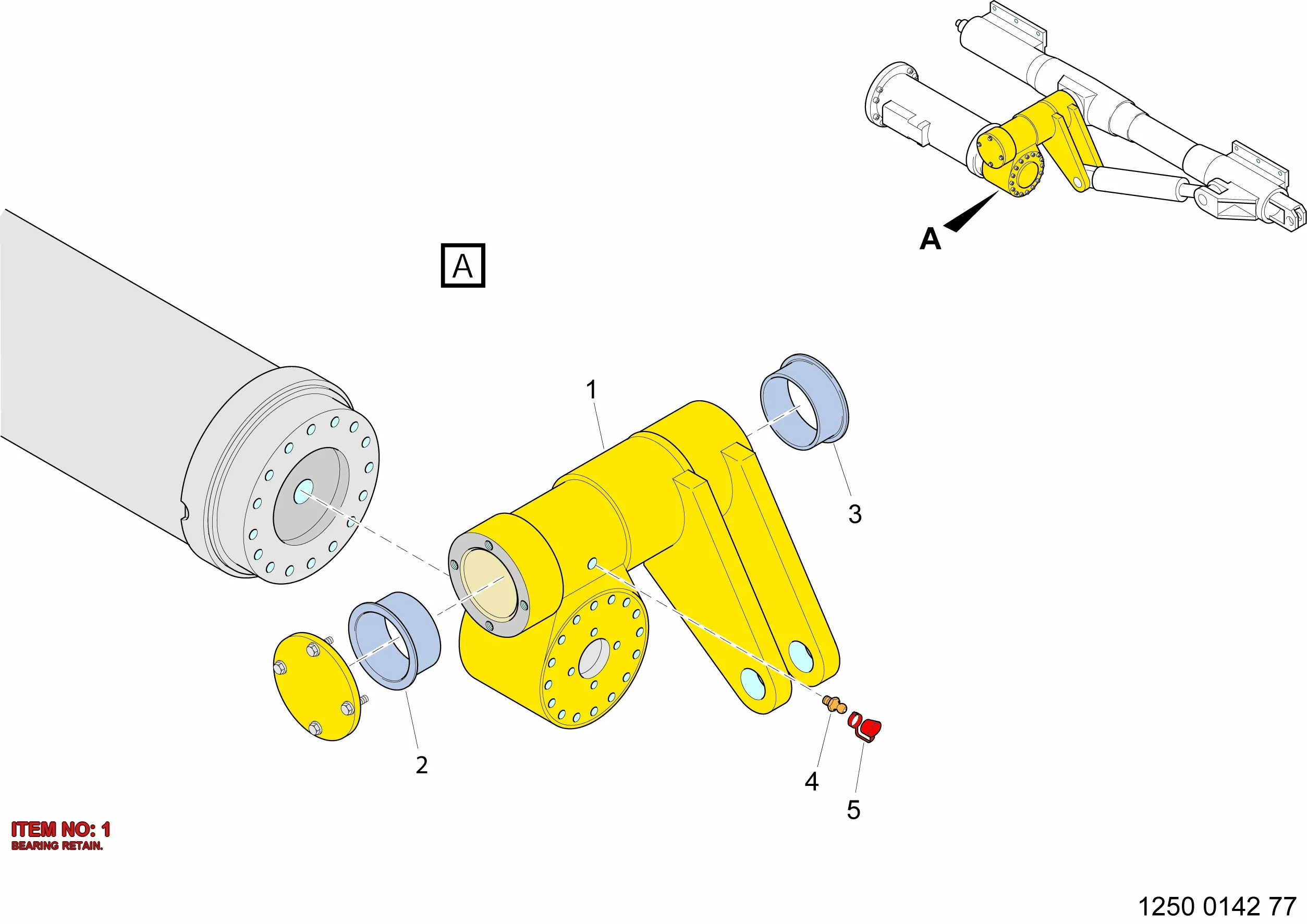 3128 3106 34 BEARING RETAIN. - Technical Drawing