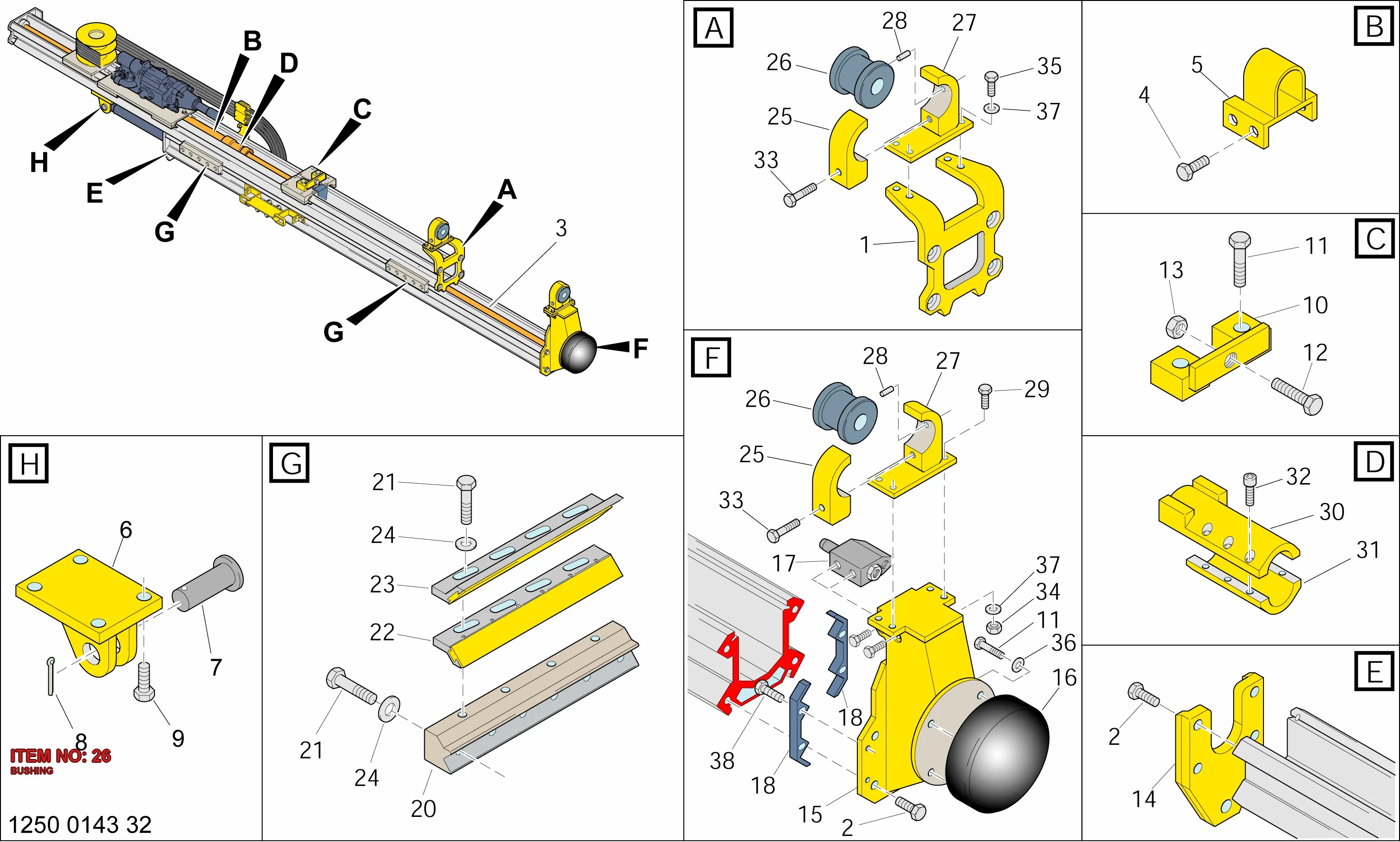 3128 3136 18 BUSHING - Technical Drawing