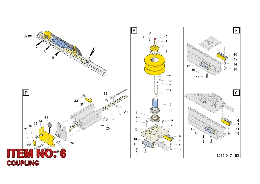 3128 3175 52 COUPLING - Technical Drawing