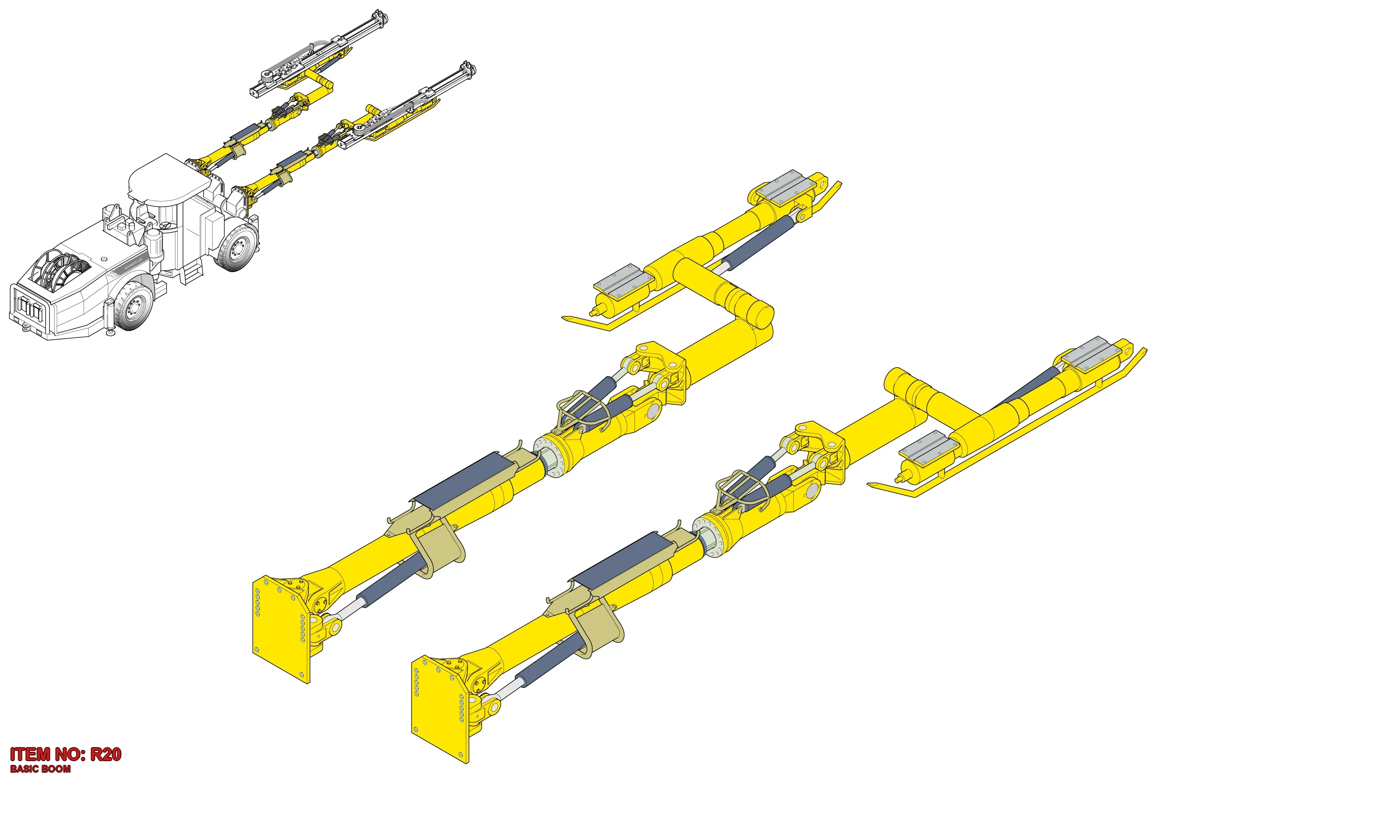 3128 3184 89 BASIC BOOM - Technical Drawing