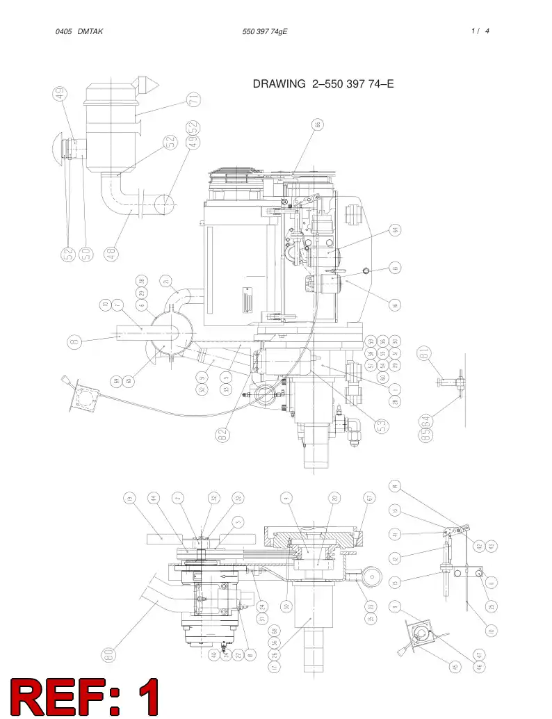 31303968 313 039 68 SUPPORT - Sandvik Technical Drawing