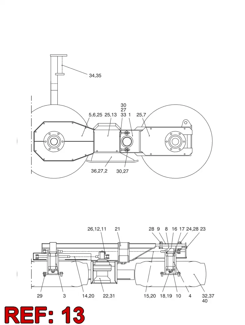 31304028 313 040 28 MOTOR COVER - Sandvik Technical Drawing