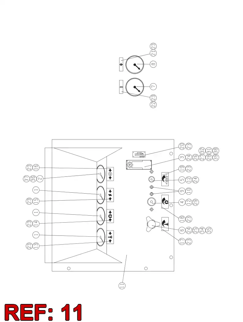 31308198 313 081 98 Housing, Instrument - Sandvik Technical Drawing