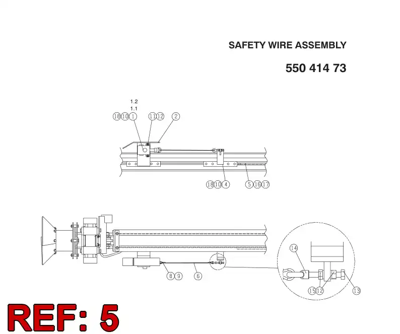 31319948 313 199 48 PROTECTION - Sandvik Technical Drawing