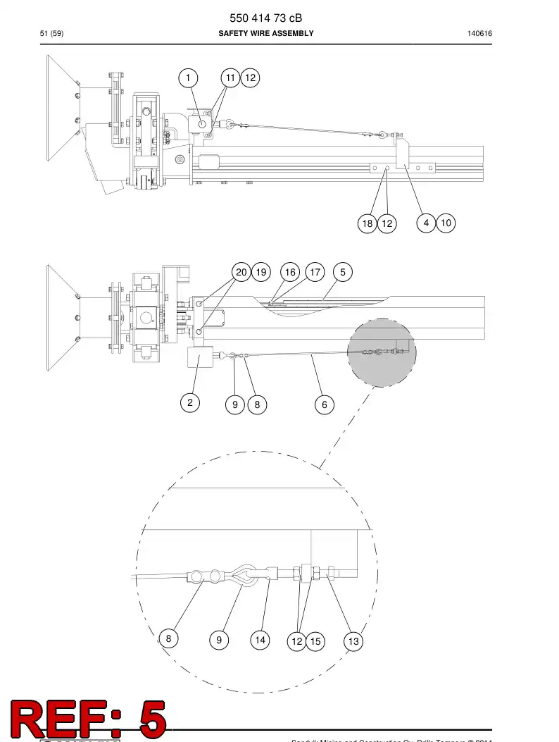 31319948b 313 199 48b PROTECTION - Sandvik Technical Drawing