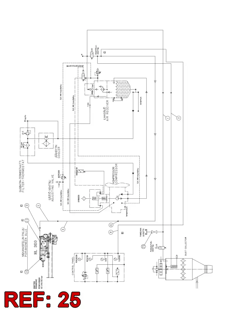 31325248 313 252 48 PAINEILMAN ULOSOTTOHANA KOK.P. - Sandvik Technical Drawing