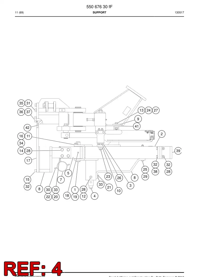 31328018 313 280 18 SPINE - Sandvik Technical Drawing