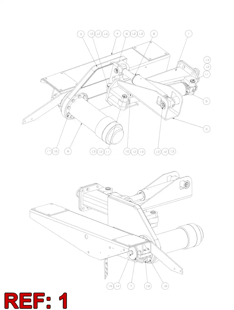 31364408 313 644 08 BOOM HEAD - Sandvik Technical Drawing