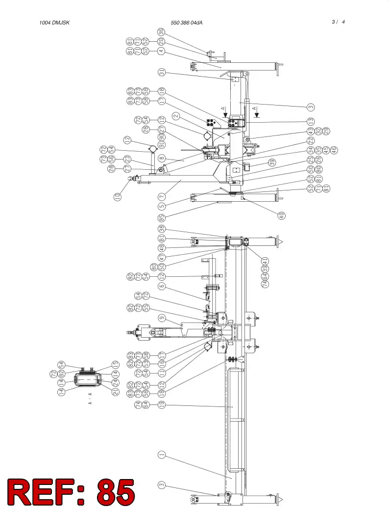 31376448 313 764 48 PLATE - Sandvik Technical Drawing