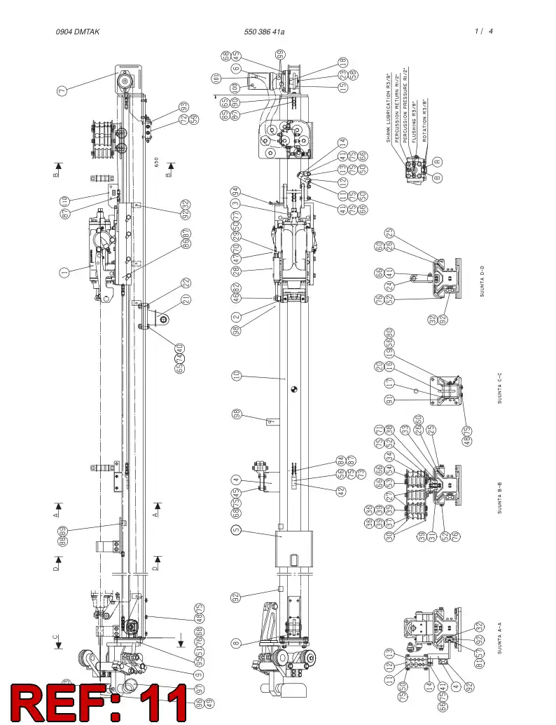 31386478 313 864 78 HOLDER - Sandvik Technical Drawing