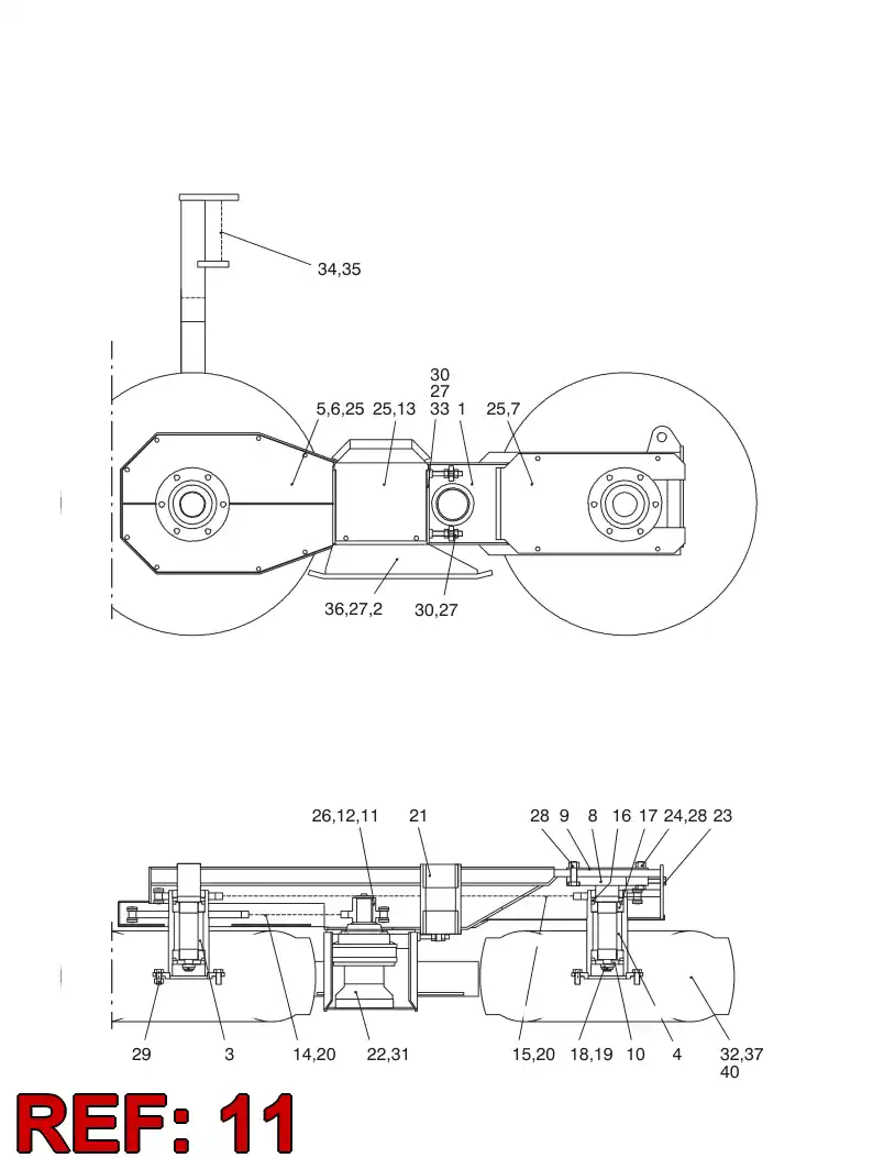 31404448 314 044 48 PRIMARY SPROCKET - Sandvik Technical Drawing