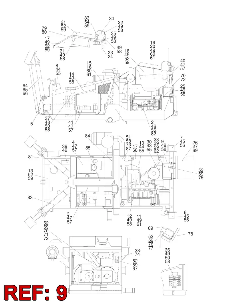 31414478 314 144 78 SUPPORT - Sandvik Technical Drawing