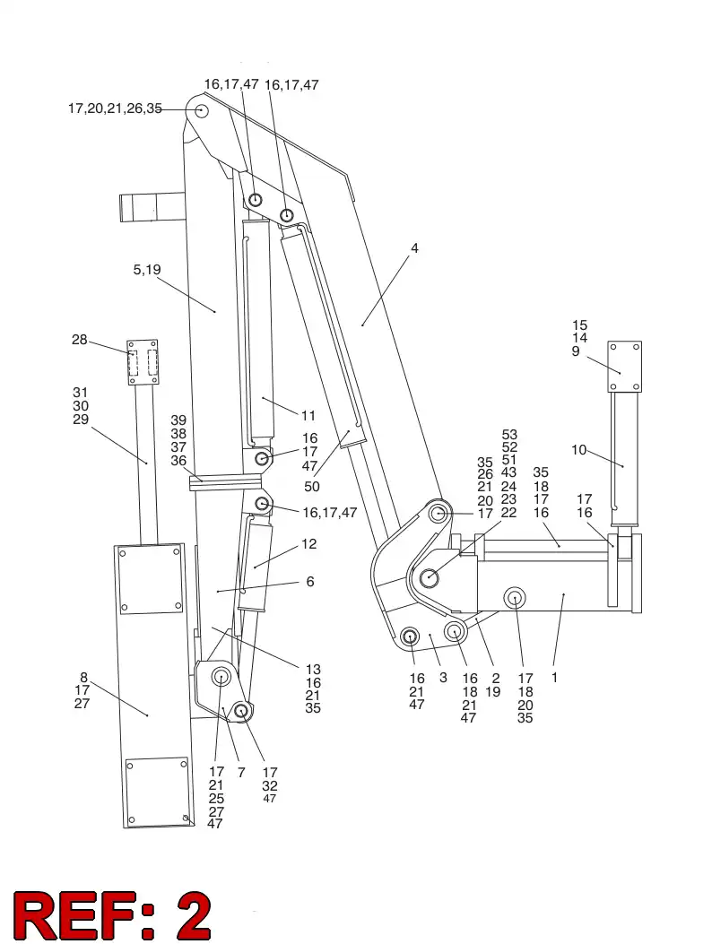 31419398 314 193 98 PUSH ROD - Sandvik Technical Drawing