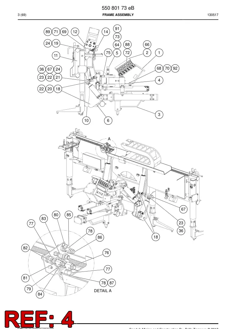 31436448 314 364 48 PLATE - Sandvik Technical Drawing