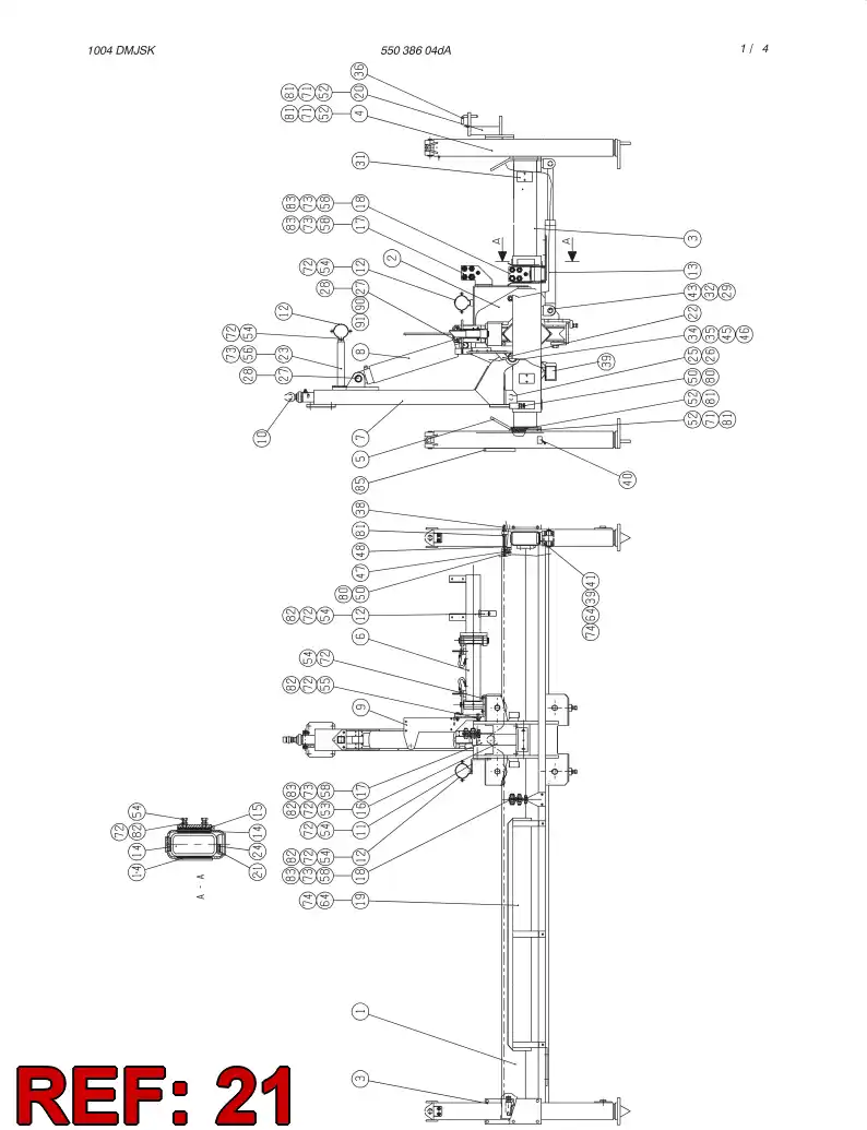 31447638 314 476 38 Plug - Sandvik Technical Drawing