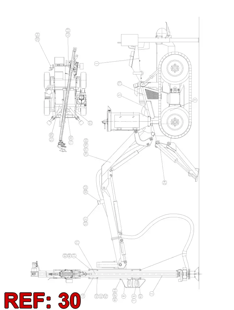 31447898 314 478 98 RUBBER PLATE - Sandvik Technical Drawing