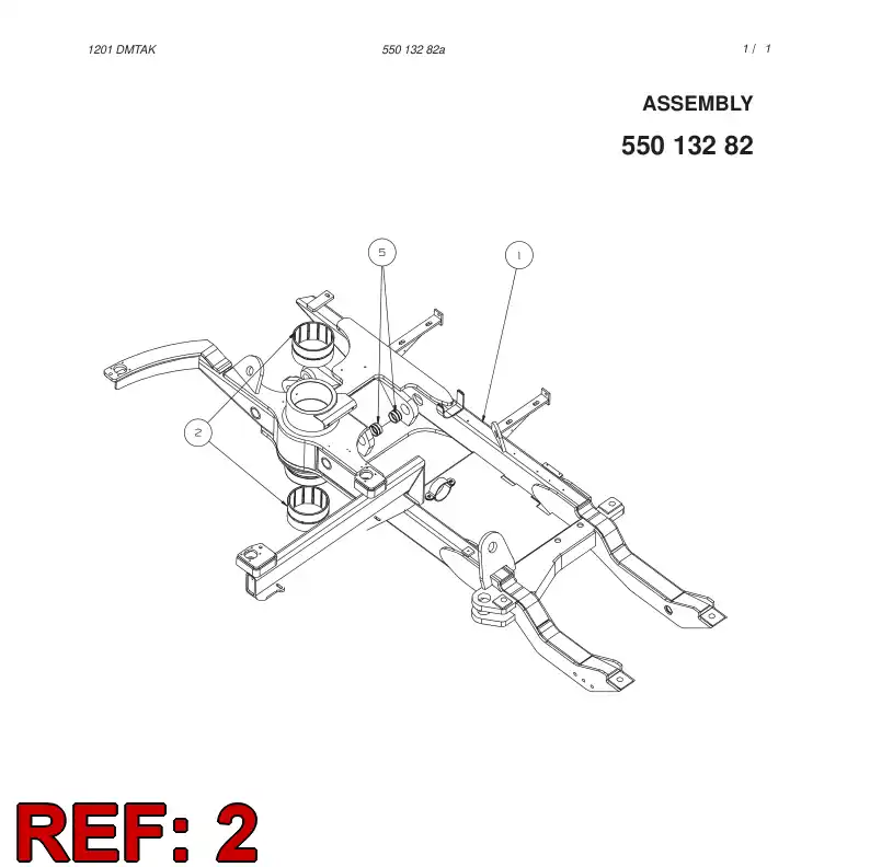 31468298 314 682 98 Bushing, Bearing - Sandvik Technical Drawing