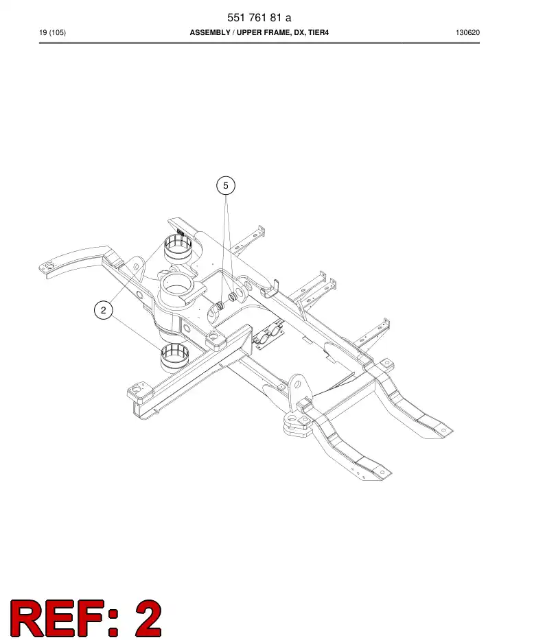 31468298b 314 682 98b Bushing, Bearing - Sandvik Technical Drawing