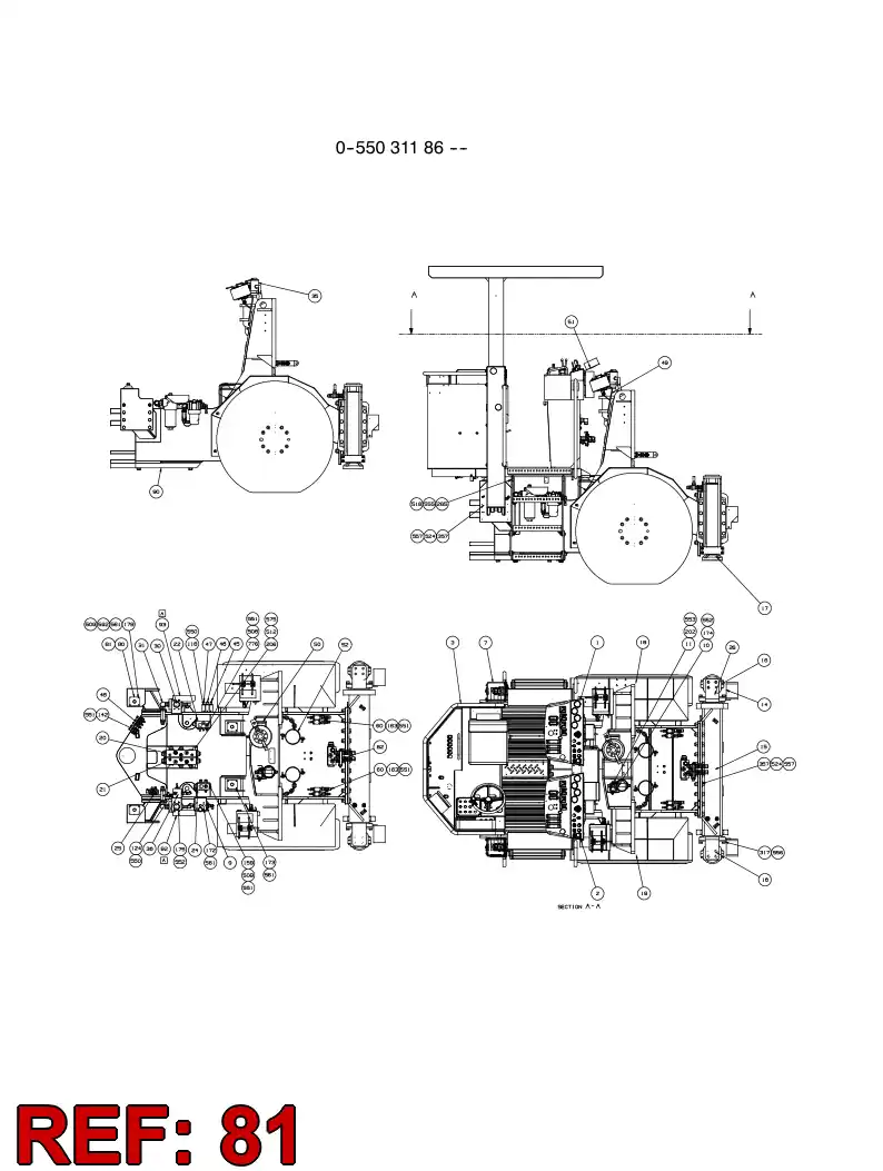 31484058 314 840 58 PLATE - Sandvik Technical Drawing