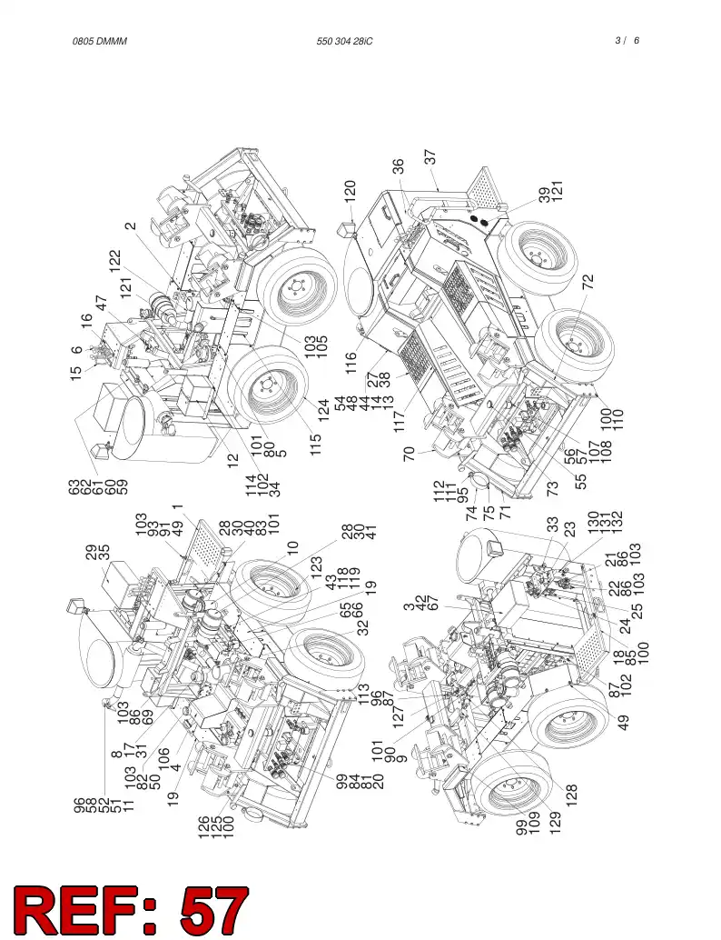 31505188 315 051 88 FLAT BAR - Sandvik Technical Drawing