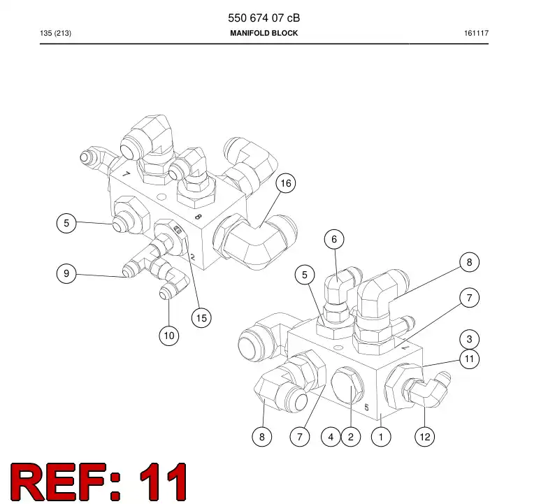 31514358 315 143 58 REDUCER - Sandvik Technical Drawing