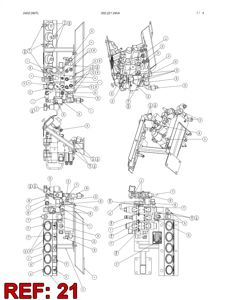 31514898 315 148 98 ADAPTER - Sandvik Technical Drawing