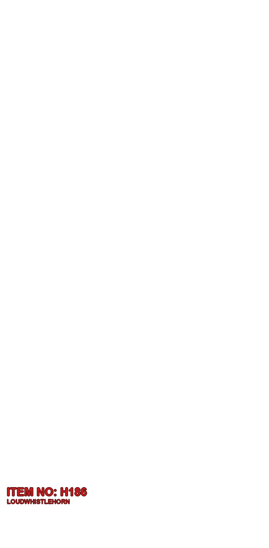 3176 0000 90 LOUDWHISTLEHORN - Technical Drawing