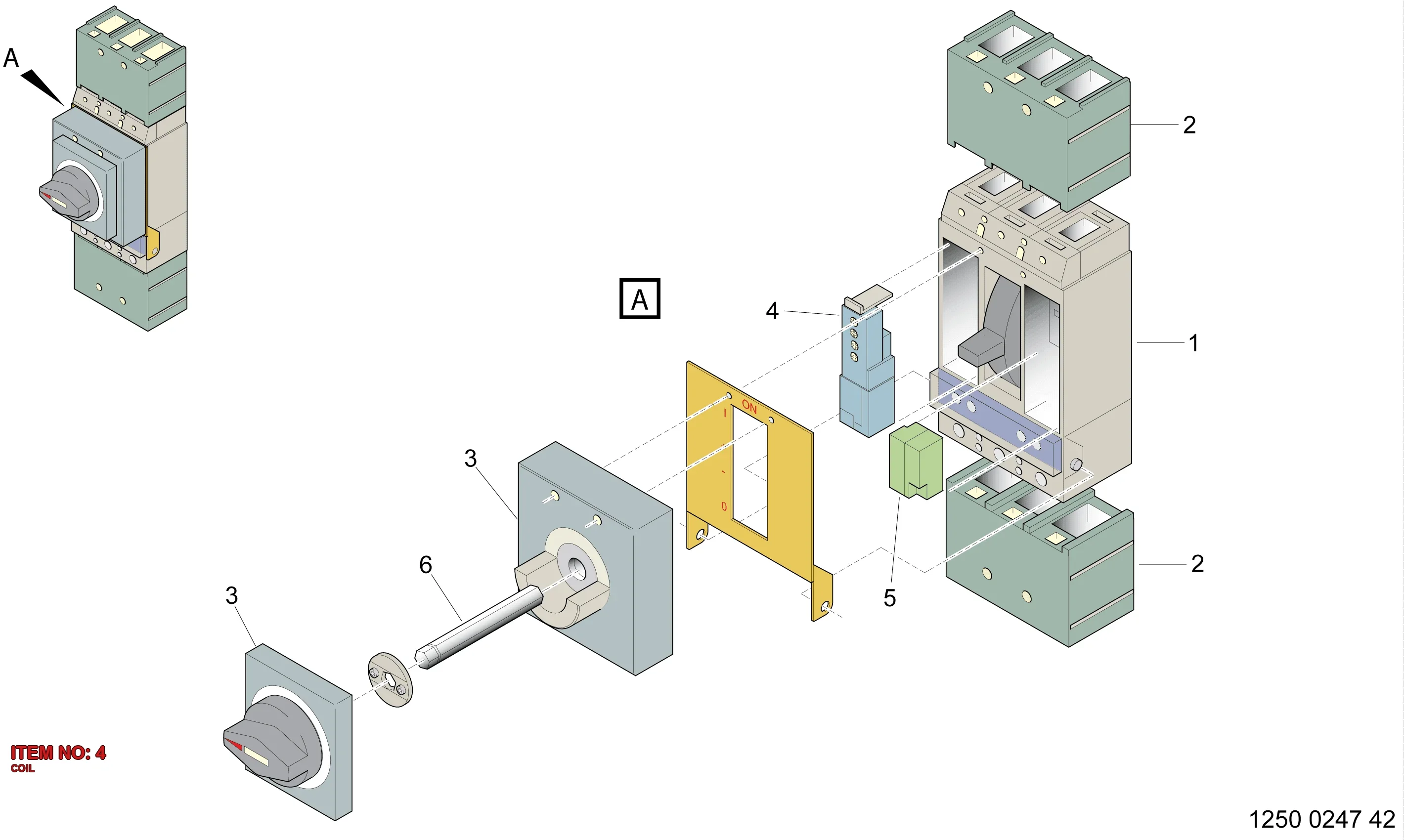 3176 0028 34 COIL - Technical Drawing