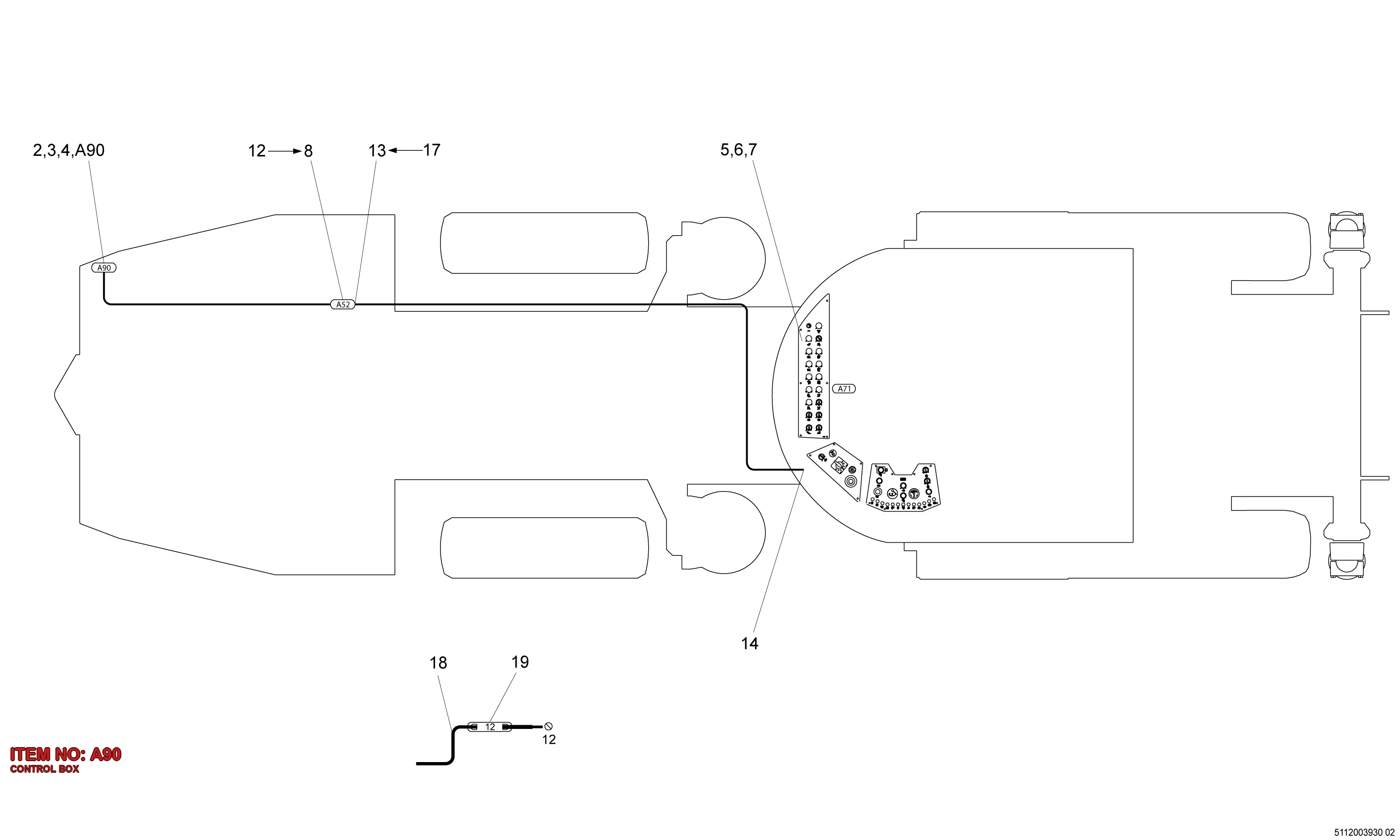 3176 0029 26 CONTROL BOX - Technical Drawing