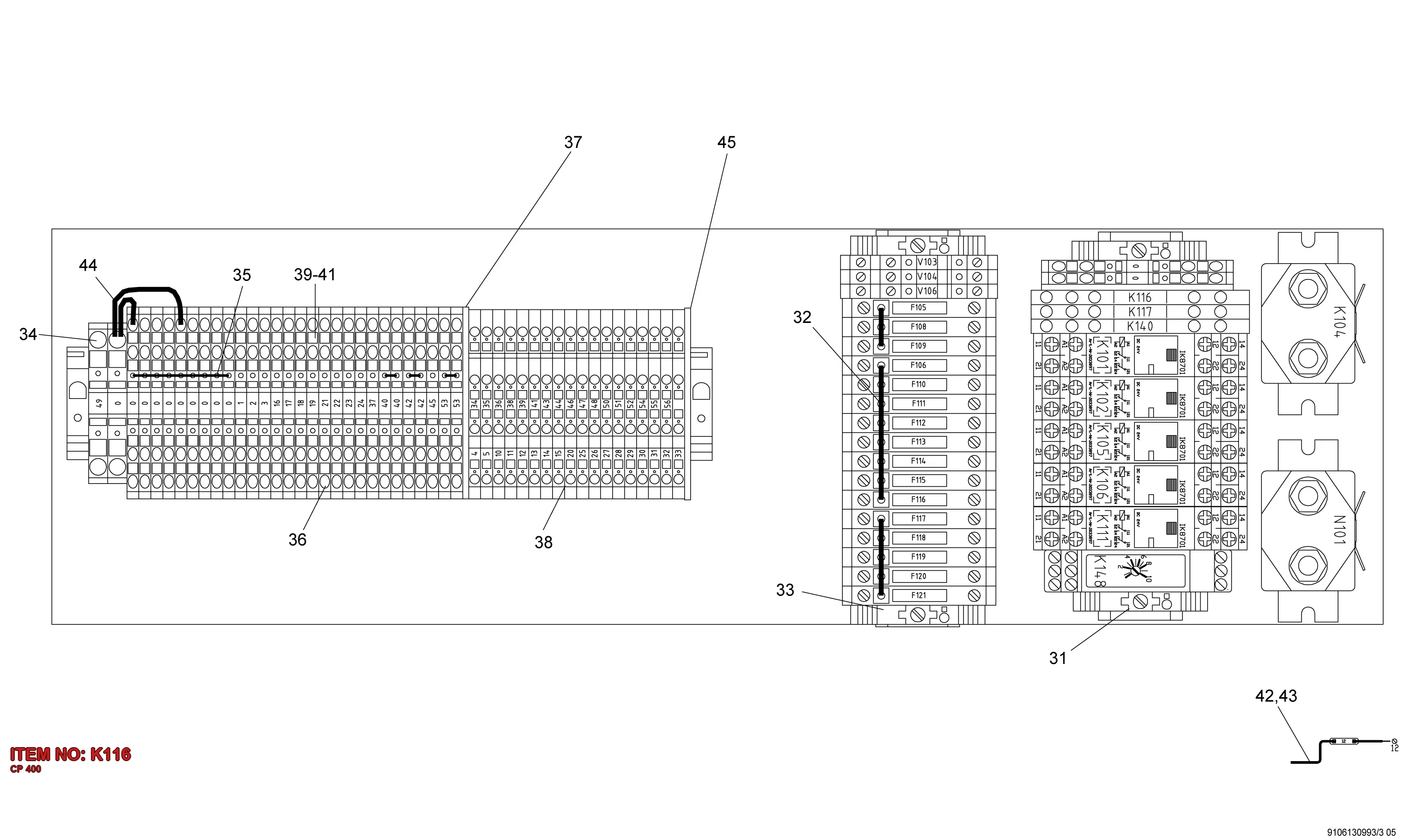 3176 0031 47 CP 400 - Technical Drawing